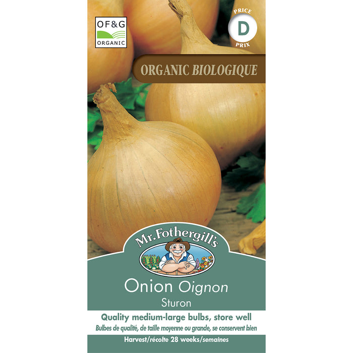 SEMENCES DE LEGUMES BIO: OIGNON - STURON