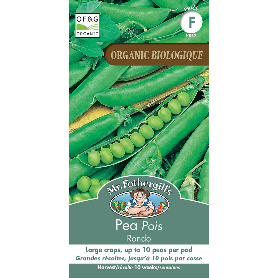 SEMENCES DE LEGUMES BIO: POIS - RONDO