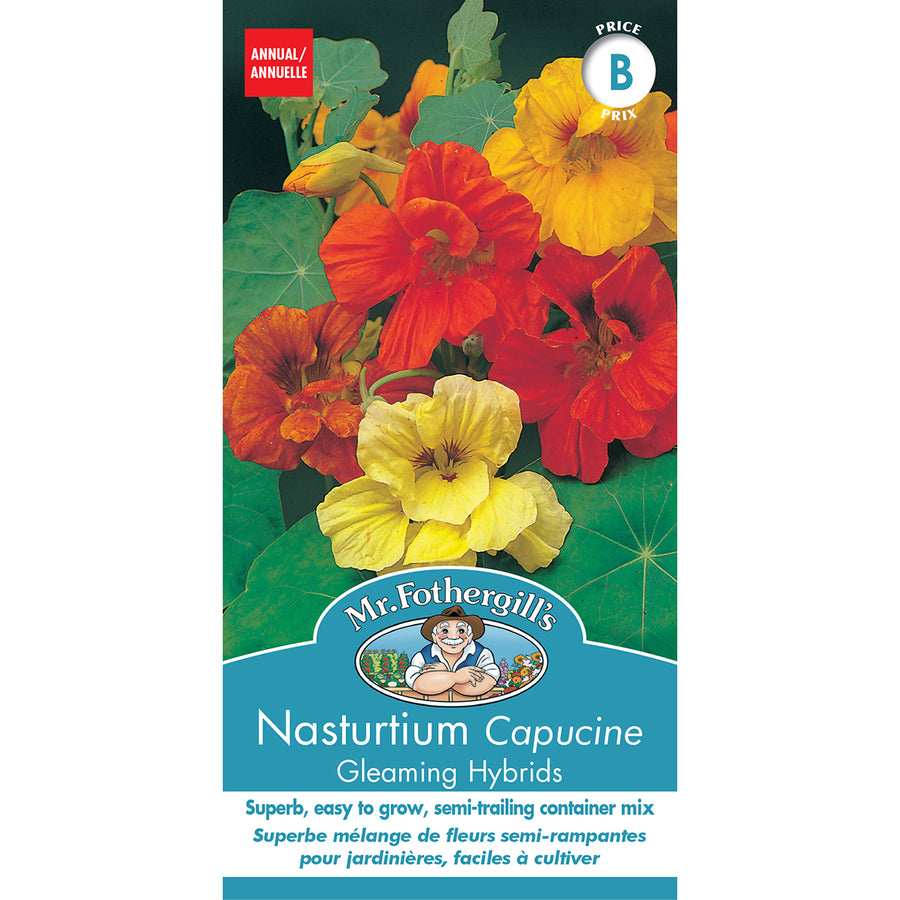 SEMENCES DE FLEURS: CAPUCINE - GLEAMING HYBRIDS