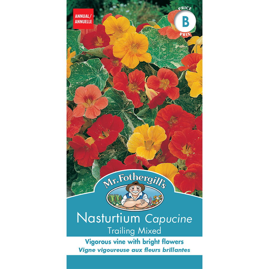 SEMENCES DE FLEURS: CAPUCINE - TRAILING MIXED