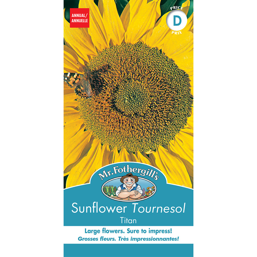 SEMENCES DE FLEURS: TOURNESOL - TITAN