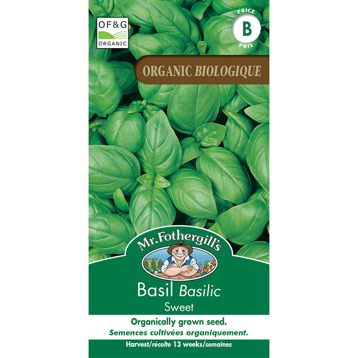 SEMENCES DE FINES HERBES BIO: BASILIC - SWEET