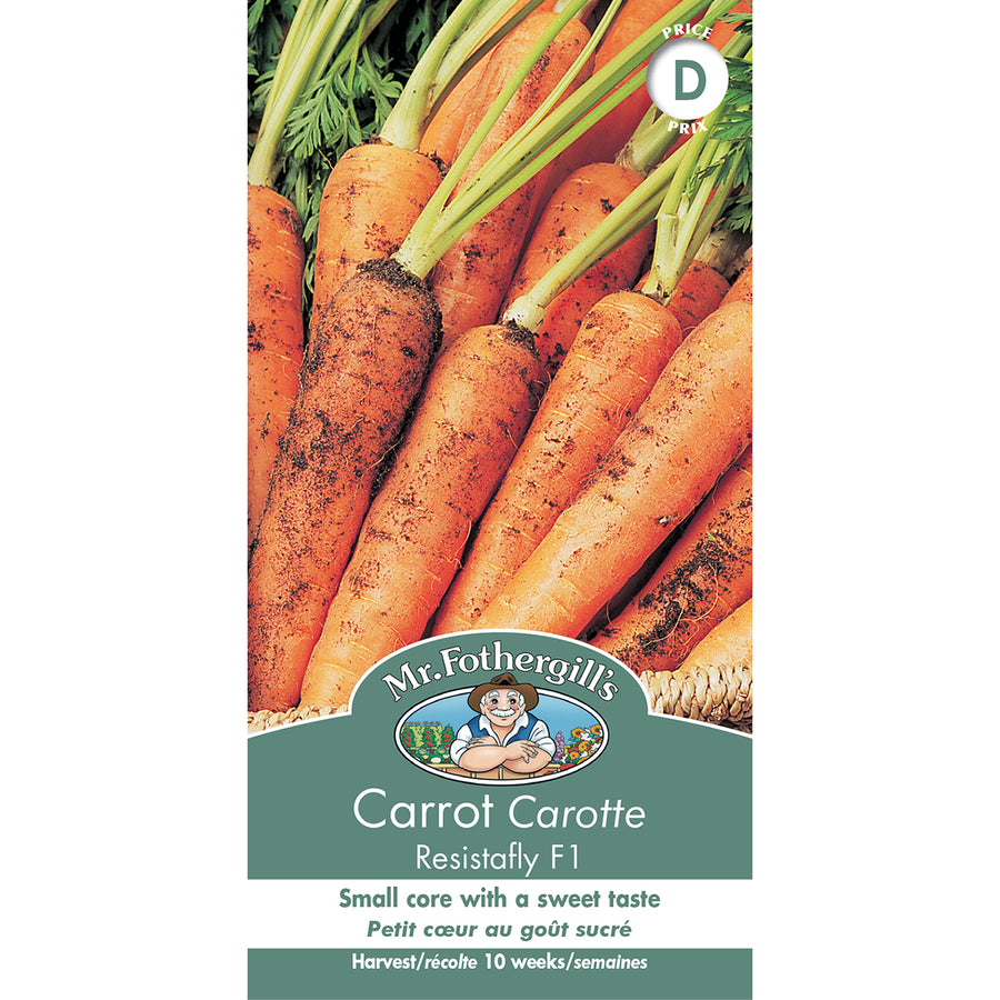 VEGETABLE SEEDS: CARROT - RESISTAFLY F1