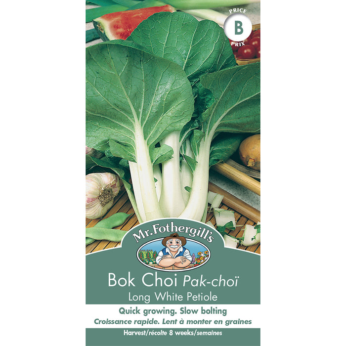 SEMENCES DE LEGUMES: PAK-CHOI - LONG WHITE PETIOLE