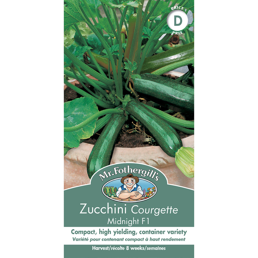 SEMENCES DE LEGUMES: COURGETTE - MIDNIGHT