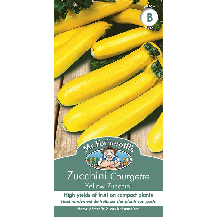 SEMENCES DE LEGUMES: COURGETTE - ZUCCHINI JAUNE