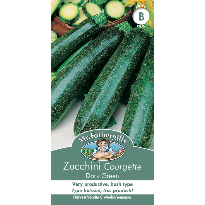 SEMENCES DE LEGUMES: COURGETTE - DARK GREEN