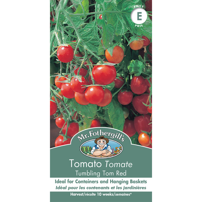 SEMENCES DE LEGUMES: TOMATE - TUMBLING TOM RED
