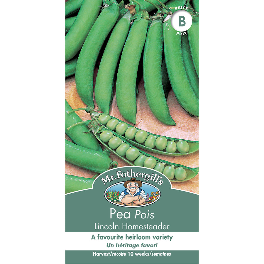 VEGETABLE SEEDS: PEA - LINCOLN HOMESTEADER