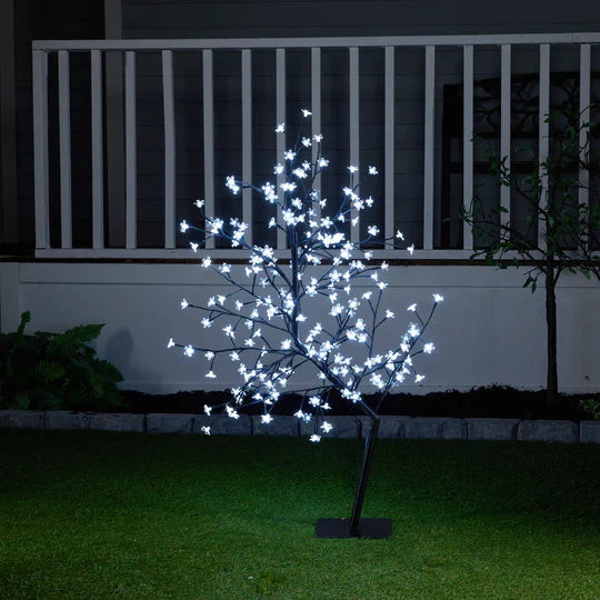 CERISIER D'EXTÉRIEUR AVEC 208 LED FLORALES