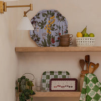 PLATEAU DÉCORATIF ILLUSTRÉ