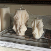 BOUGIE EN FORME DE VAGUE