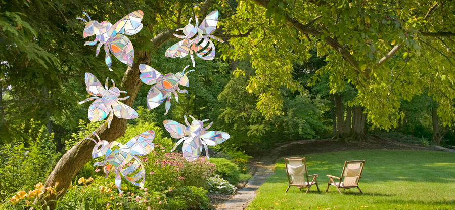 CAPTEURS DE SOLEIL EN FORME D'ABEILLE
