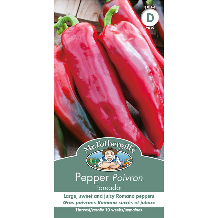 SEMENCES DE LEGUMES: POIVRON - TOREADOR