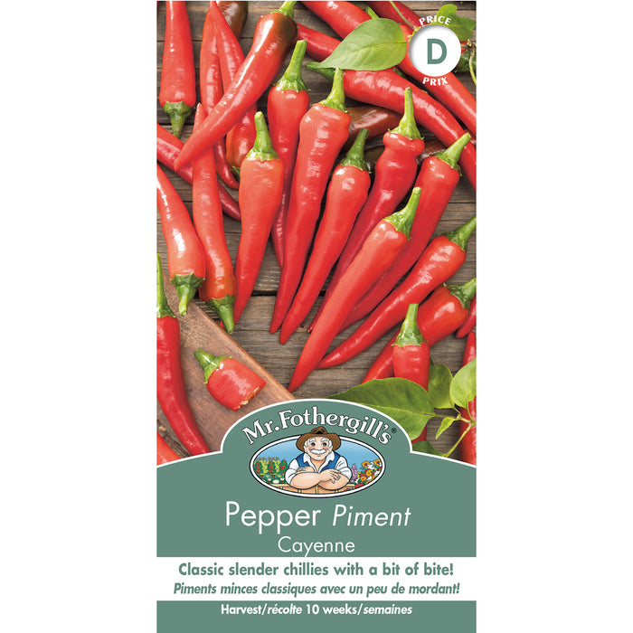 SEMENCES DE LEGUMES: PIMENT - CAYENNE
