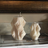 BOUGIE EN FORME DE VAGUE