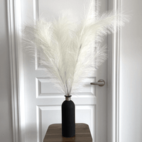 ARRANGEMENT PAMPAS ARTIFICIEL IVOIRE DÉCOR RUSTIQUE ÉLÉGANT INDESTRUCTIBLE ET CHALEUREUX