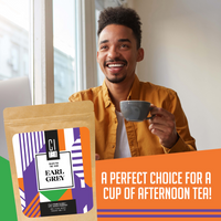 EARL GREY BLACK TEA PYRAMID TEA BAGS