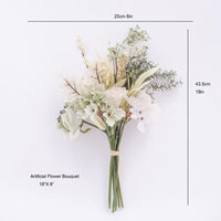 BOUQUET ARTIFICIEL FLEURS D'HIVER DECORATION MAISON CAMPAGNE RUSTIQUE CHALEUREUX