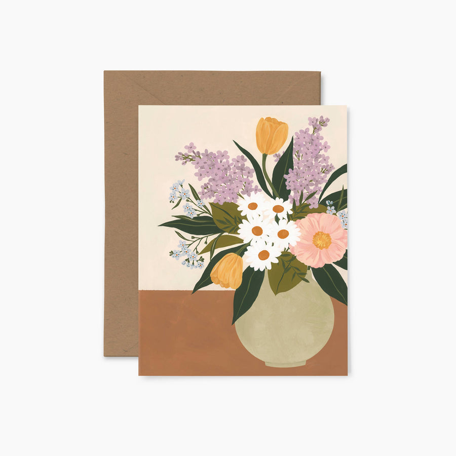 Bouquet printanier | Carte de voeux