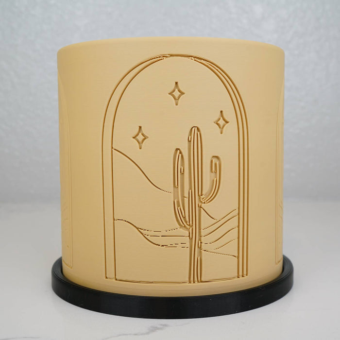 CACHE-POT IMPRIMÉE EN 3D - CACTUS