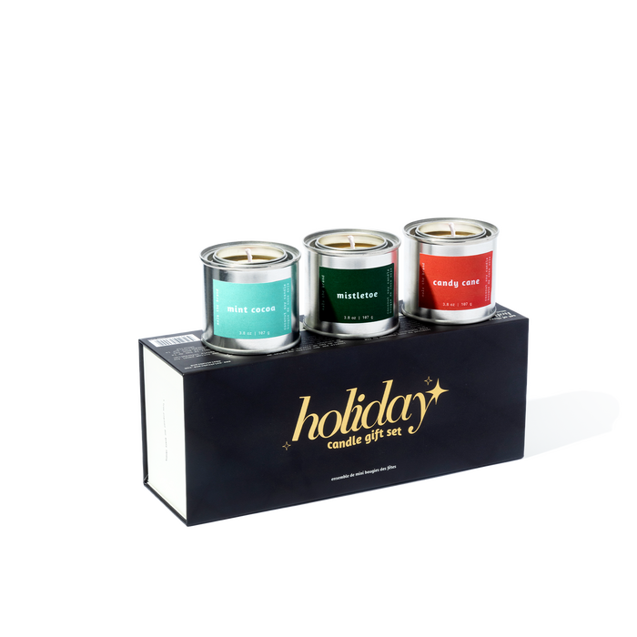 COFFRET CADEAU DE MINI-BOUGIES DE NOEL