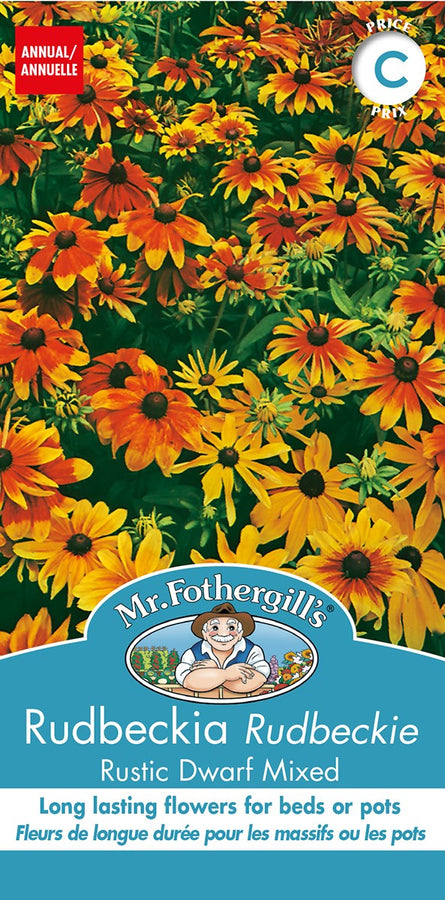 SEMENCES DE FLEURS: RUDBECKIA - RUSTIC DWARF