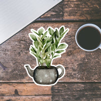 AUTOCOLLANT - PLANTE D'INTÉRIEUR