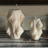 BOUGIE EN FORME DE VAGUE