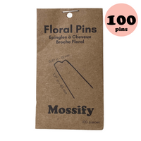 ÉPINGLES POUR COMPOSITIONS FLORALES - ÉPINGLES DE FIXATION POUR VERDURE - ÉPINGLES POUR TUTEURS EN MOUSSE