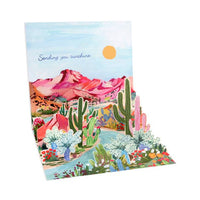 CARTE POP-UP - DESERT