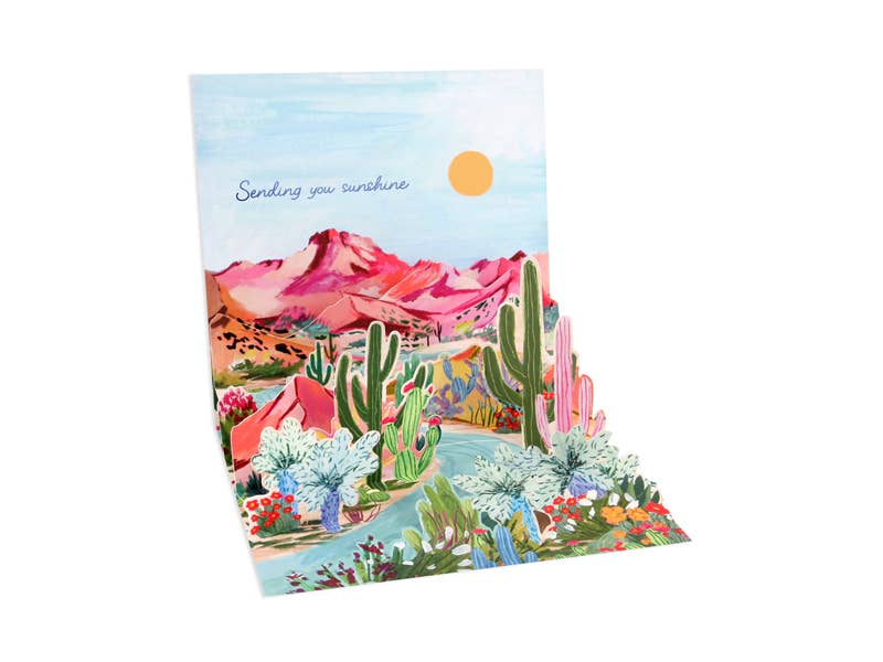 POP-UP CARD - DESERT