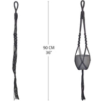 SUPPORT DE PLANTE MACRAMÉ - 36 PO