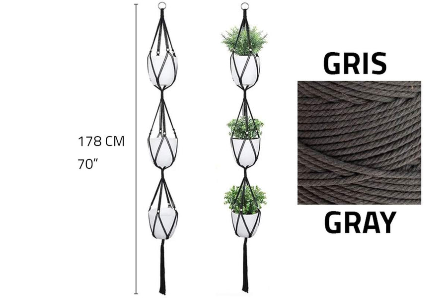 MACRAME PLANT HANGER - 70 IN