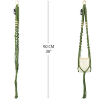 SUPPORT DE PLANTE MACRAMÉ - 36 PO