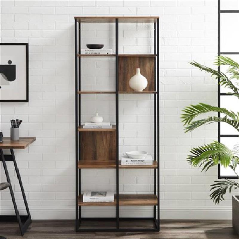ÉTAGÈRE EN BOIS ET MÉTAL