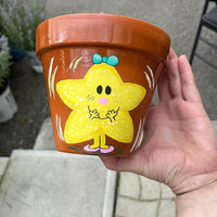 Les Samedis Créatifs – Peinture libre sur pot de terre cuite