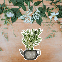 AUTOCOLLANT - PLANTE D'INTÉRIEUR