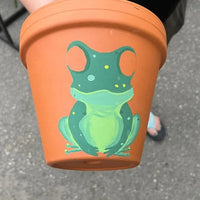 Les Samedis Créatifs – Peinture libre sur pot de terre cuite
