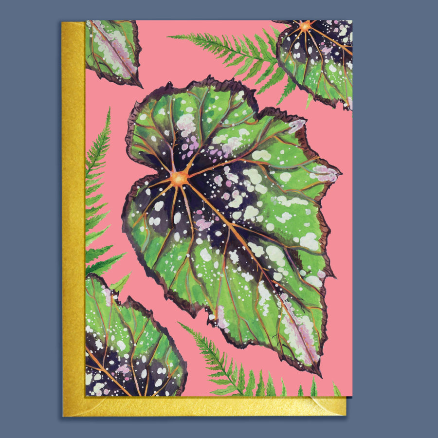 BEGONIA HOUSEPLANTS CARD