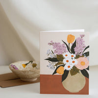 Bouquet printanier | Carte de voeux