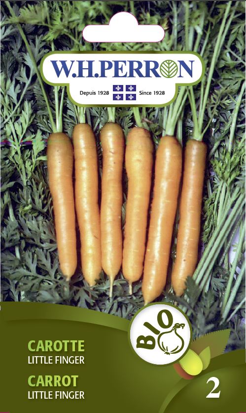 SEMENCES DE LEGUMES BIO: CAROTTE - LITTLE FINGER