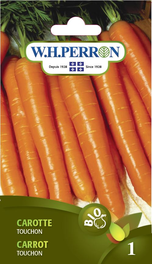 ORGANIC VEGETABLE SEEDS: CARROT - TOUCHON