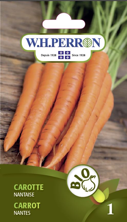SEMENCES DE LEGUMES BIO: CAROTTE - NANTAISE