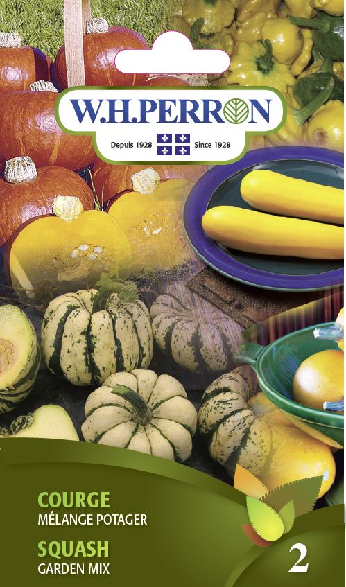 SEMENCES DE LEGUMES: COURGE - MÉLANGE POTAGER