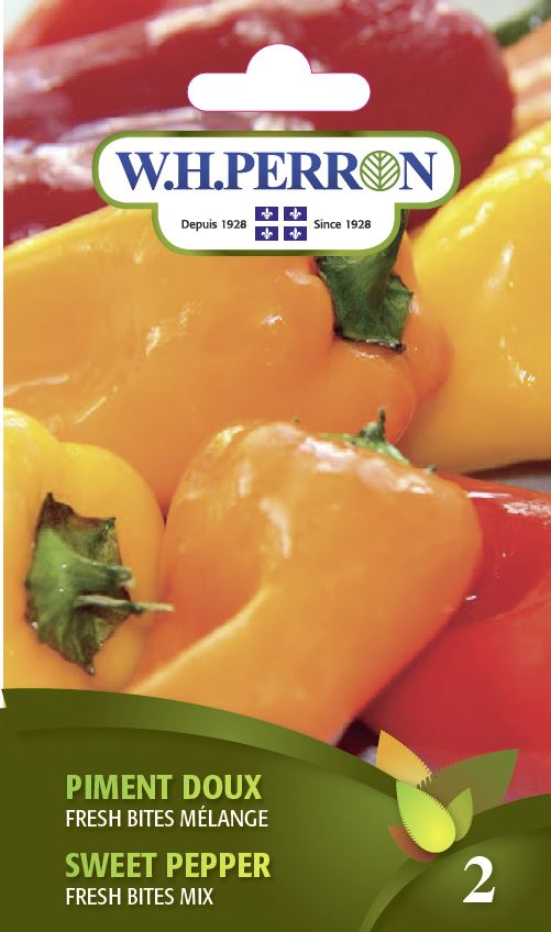 VEGETABLE SEEDS: SWEET PEPPER - FRESH BITES MIX