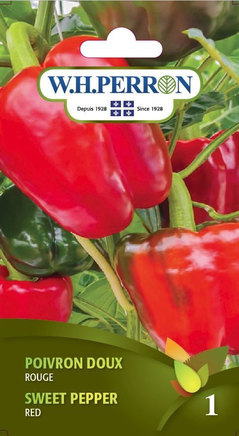 VEGETABLE SEEDS: SWEET PEPPER - RED