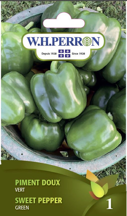 SEMENCES DE LEGUMES: PIMENT - DOUX VERT