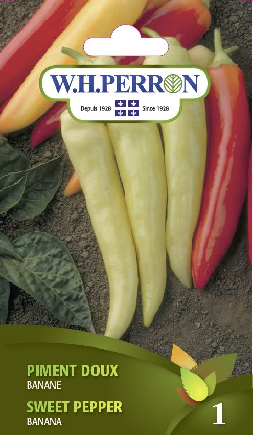 VEGETABLE SEEDS: SWEET PEPPER - BANANA