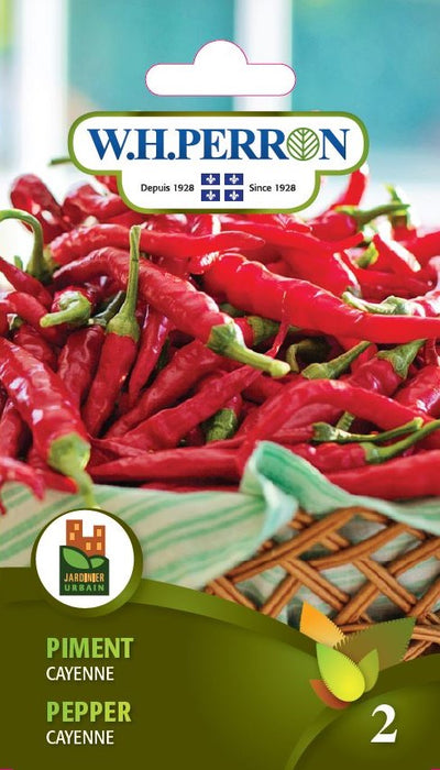 SEMENCES DE LEGUMES: PIMENT - FORT CAYENNE